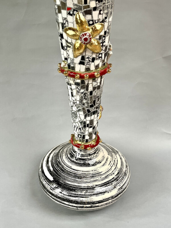 IMG_2635_2000 Ekster op zijn best - Vaas Marianne den Hartog - Zwart - Wit