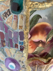 Vaas Rode sandaaltjes detail perzik