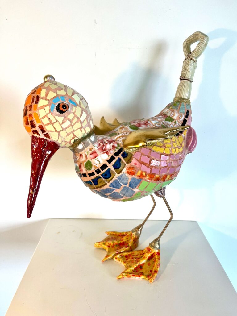 Marianne den Hartog vogel € 1550,- H 45 cm B 35cm