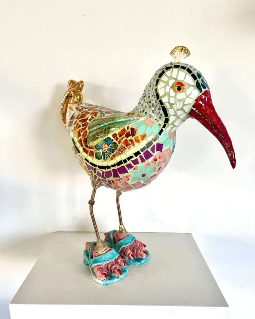 Marianne den Hartog vogel € 1650,- H 45 cm B 45 cm